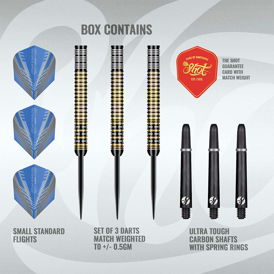 Shot Ritchie Edhouse Madhouse Steel Tip Darts - 23gm