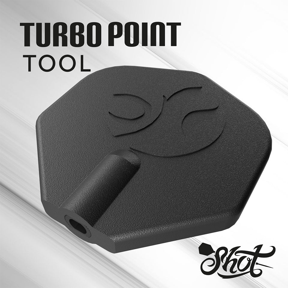 Shot Turbo Steel Points - Black 40mm