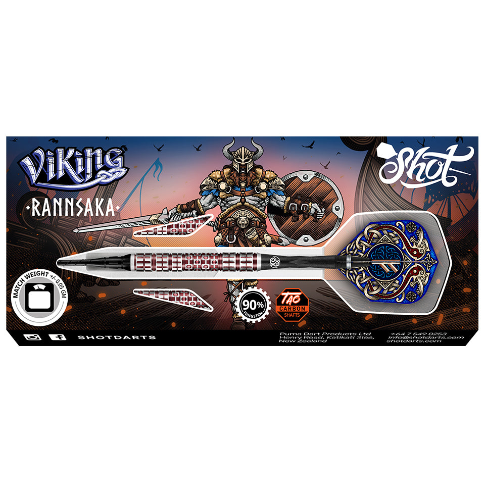 Shot Viking Rannsaka Soft Tip Darts - 18gm