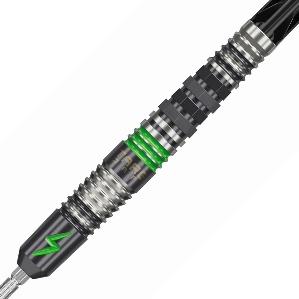 クリスリム TARGETターゲット LIGHTNING 3.0 定価13000円 Target Black Marque Lightning 3.0 Swiss Point Steel Tip Darts - 23gm