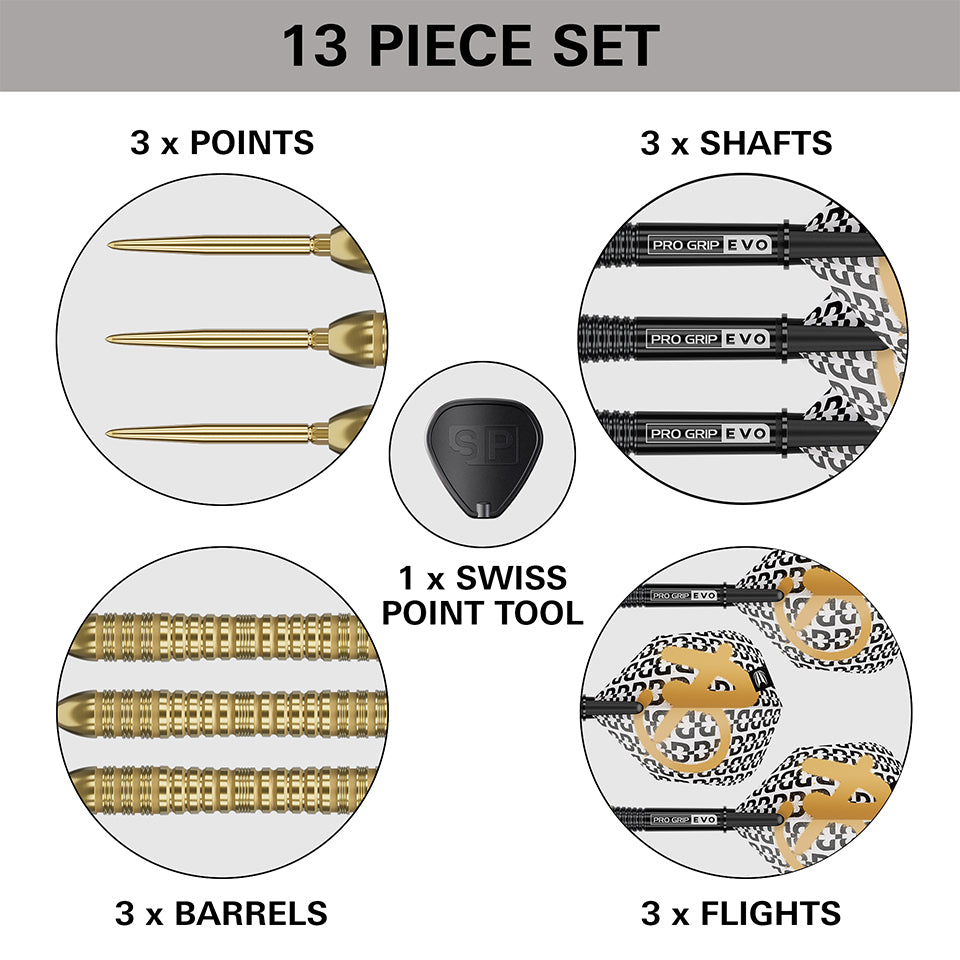 Target Bolide Envy 04 Swiss Point Steel Tip Darts - 21gm