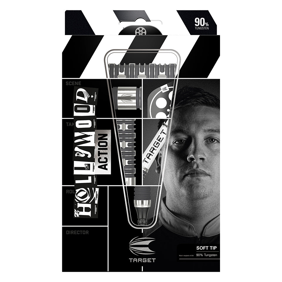 TARGET CHRIS DOBEY ソフトチップダーツ 3本セット Target Chris Dobey Hollywood Action Soft Tip Darts - 20gm