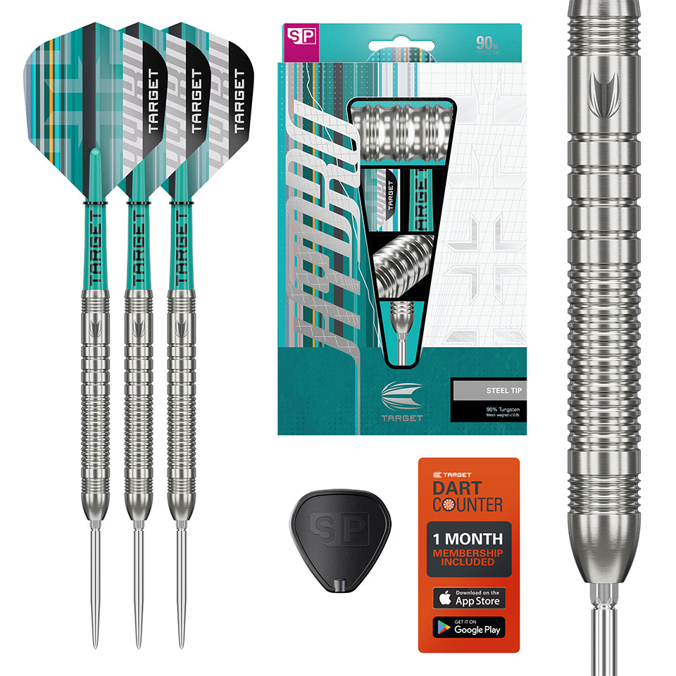Target Hydro 03 Swiss Point Steel Tip Darts - 22gm