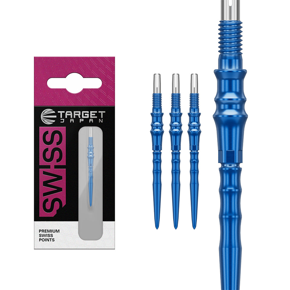 Target Japan Premium Swiss Steel Points - Blue 30mm