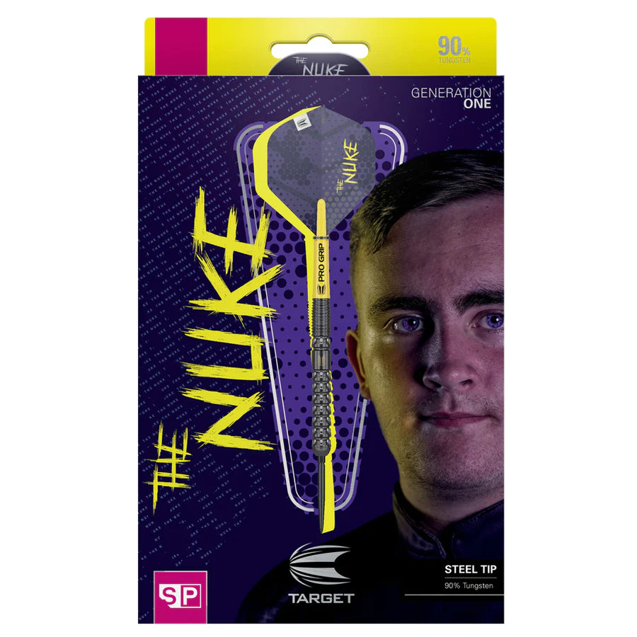 Target Luke Littler G1 Swiss Point Steel Tip Darts - 22gm Target Luke Littler G1 Swiss Point Steel Tip Darts - 22gm