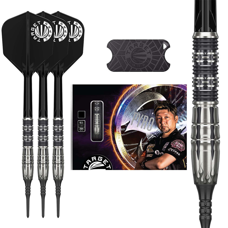 Target Mitsumasa Hoshino Pyro G11 Soft Tip Darts - 19gm