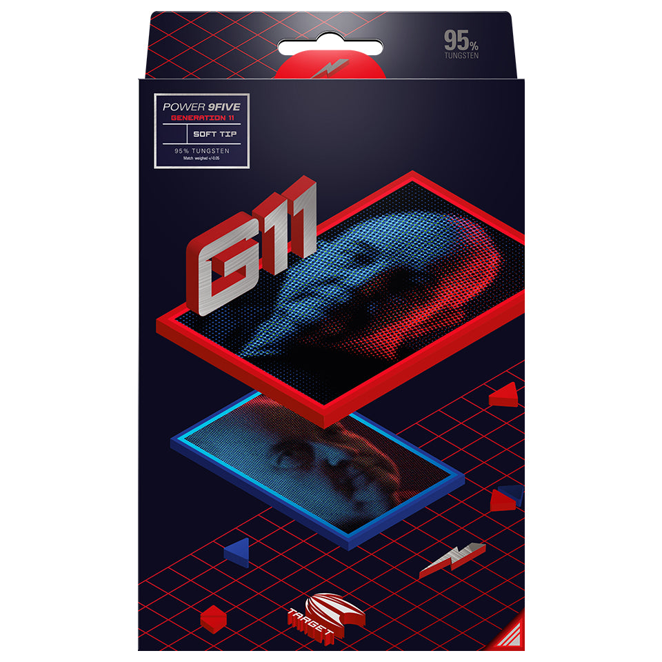 Target Phil Taylor Raw Power G11 Soft Tip Darts - 18gm