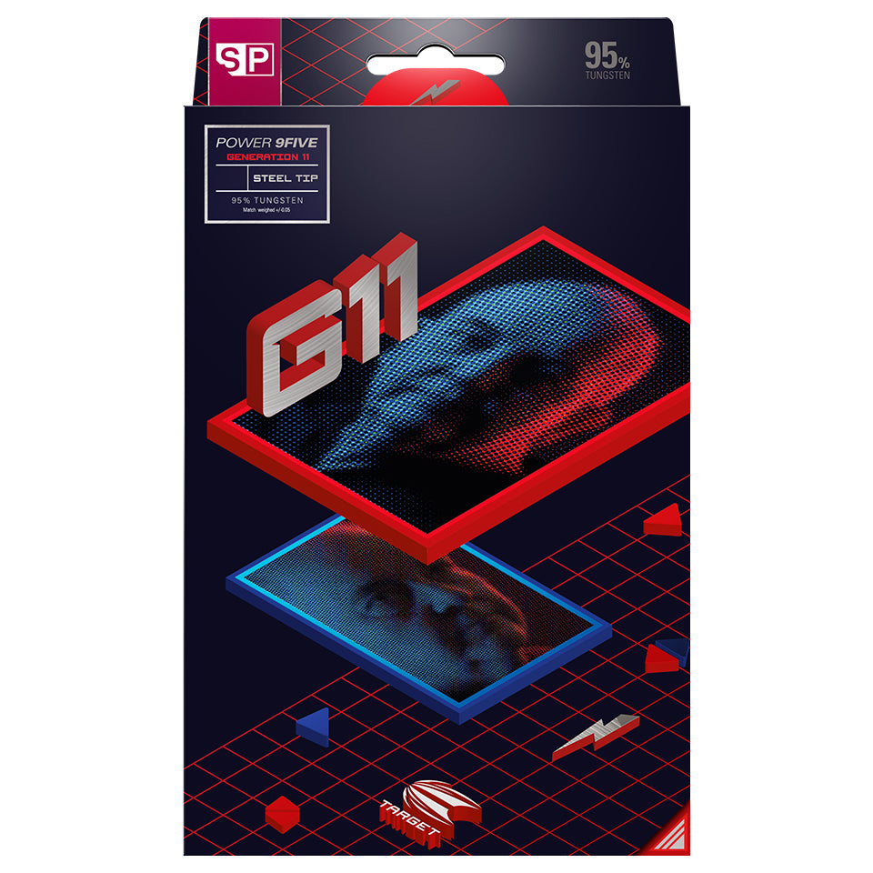 Target Phil Taylor Raw Power G11 Swiss Point Steel Tip Darts - 22gm