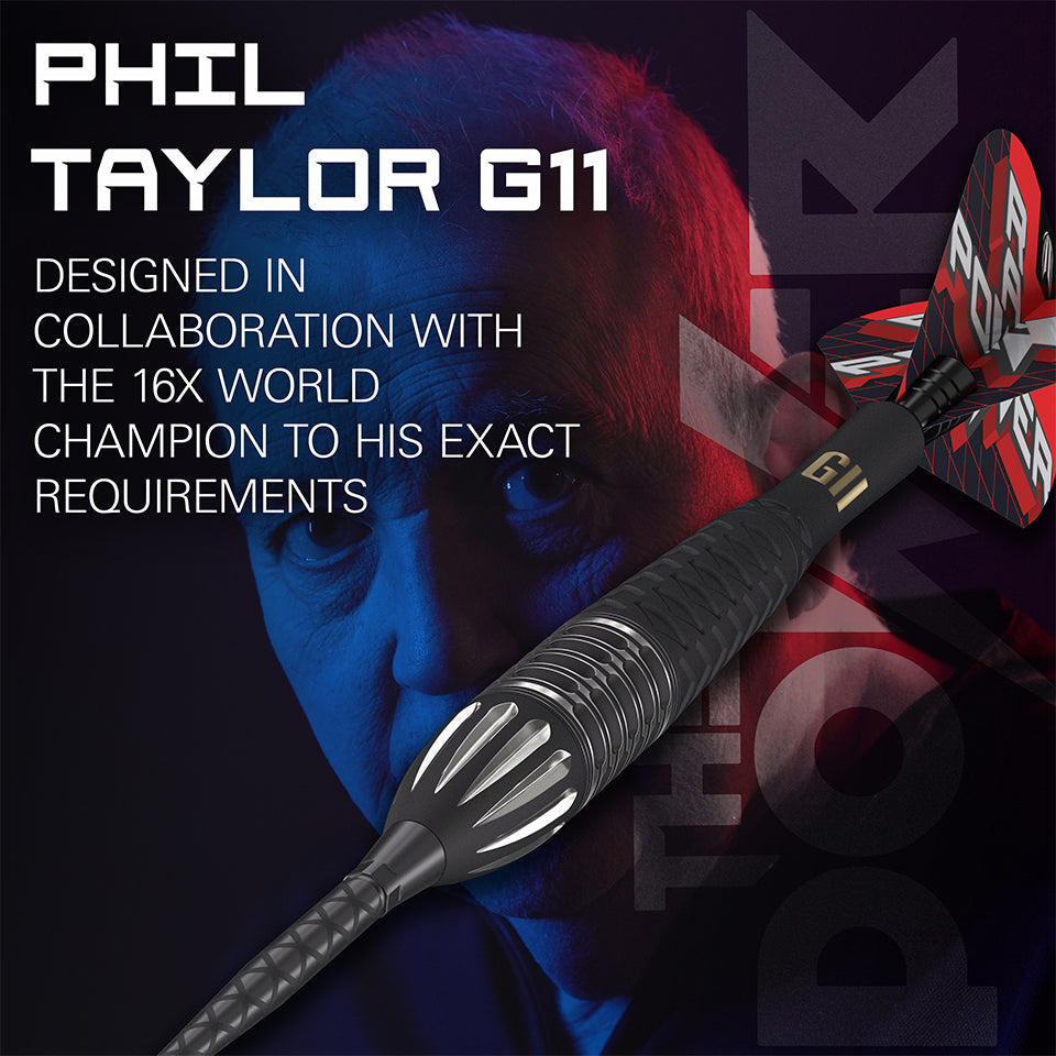 Target Phil Taylor Raw Power G11 Swiss Point Steel Tip Darts - 24gm