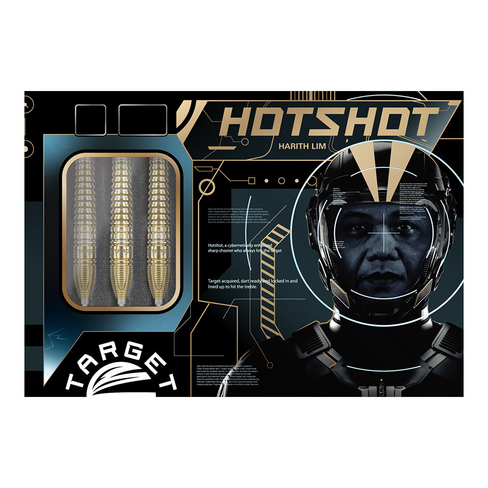 Target Prime Series Hot Shot G3 Swiss Point Steel Tip Darts - 25gm
