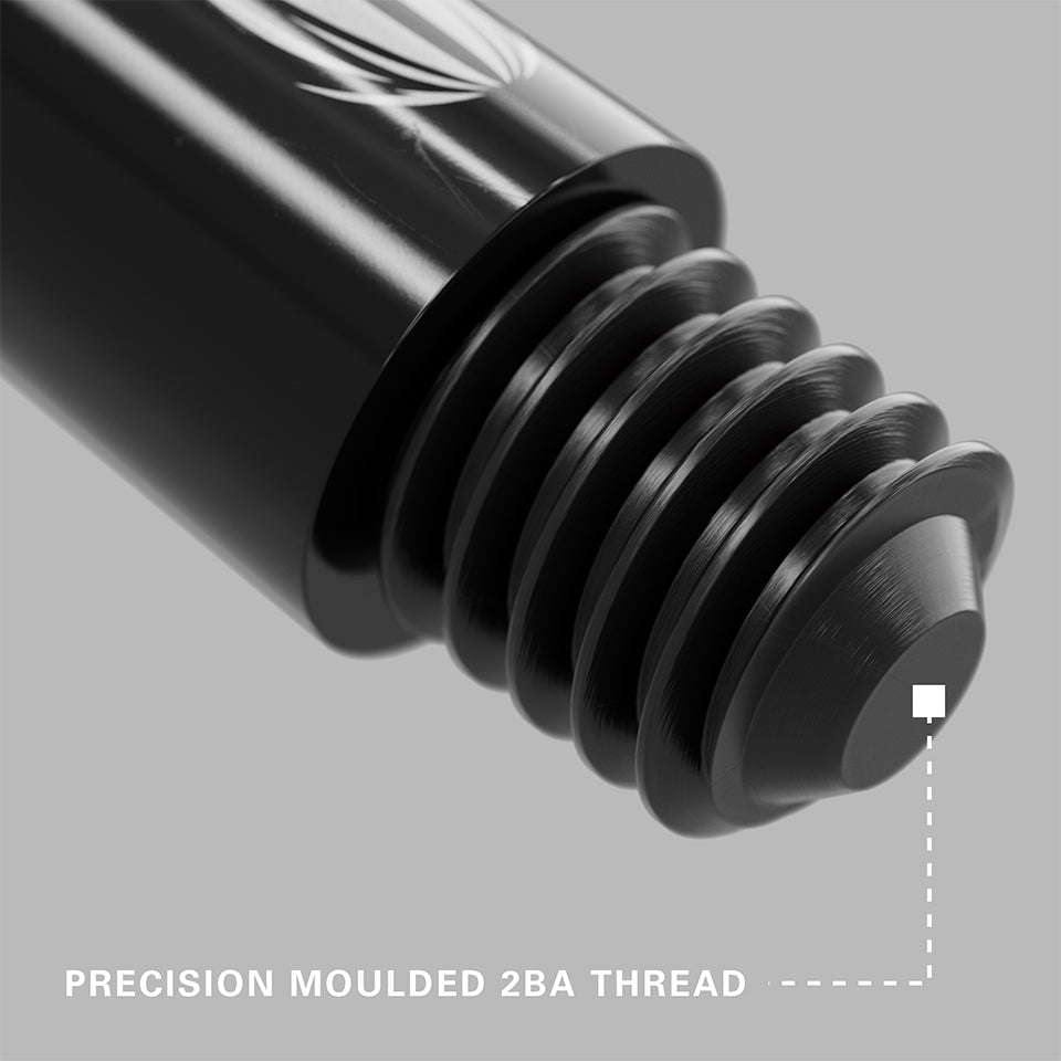 thumbnail image 2 of TARGET Darts 3 X Ink Design Medium White Pro Grip Dart Shafts - 9 In Total | Professional Dart Accessories, Dart Stems 2 of 9