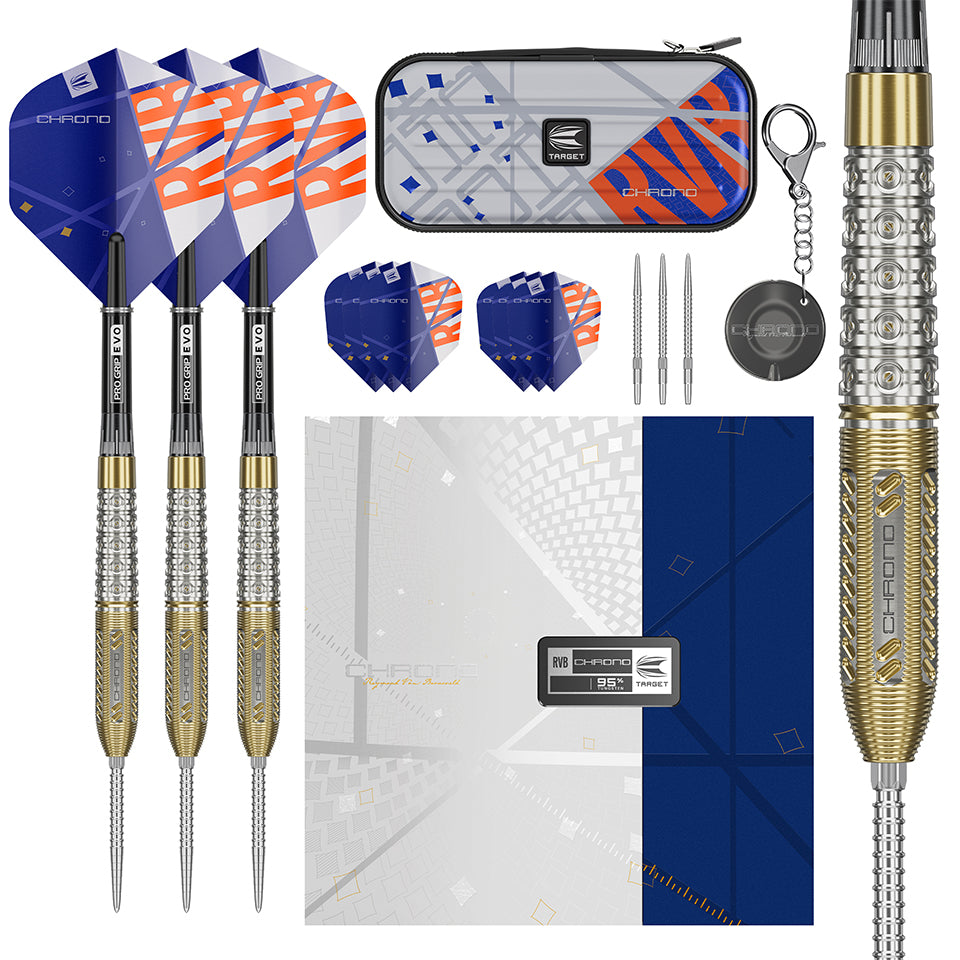 Target Raymond Van Barneveld Chrono Swiss Point Steel Tip Darts - 21gm