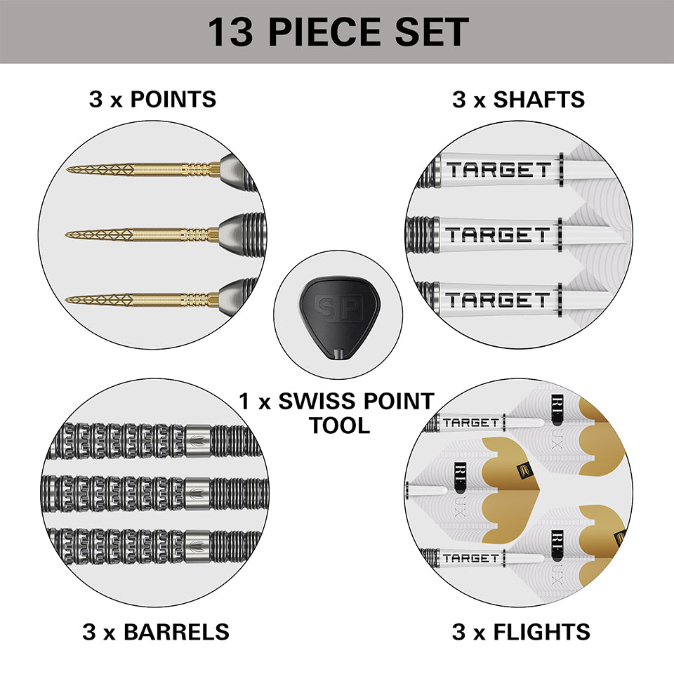 Target Redux 03 Swiss Point Steel Tip Darts - 22gm