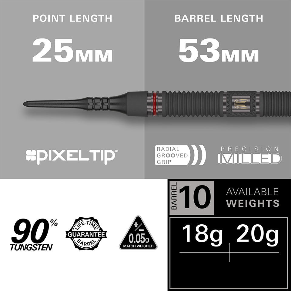 Target Scope 10 Soft Tip Darts - 18gm