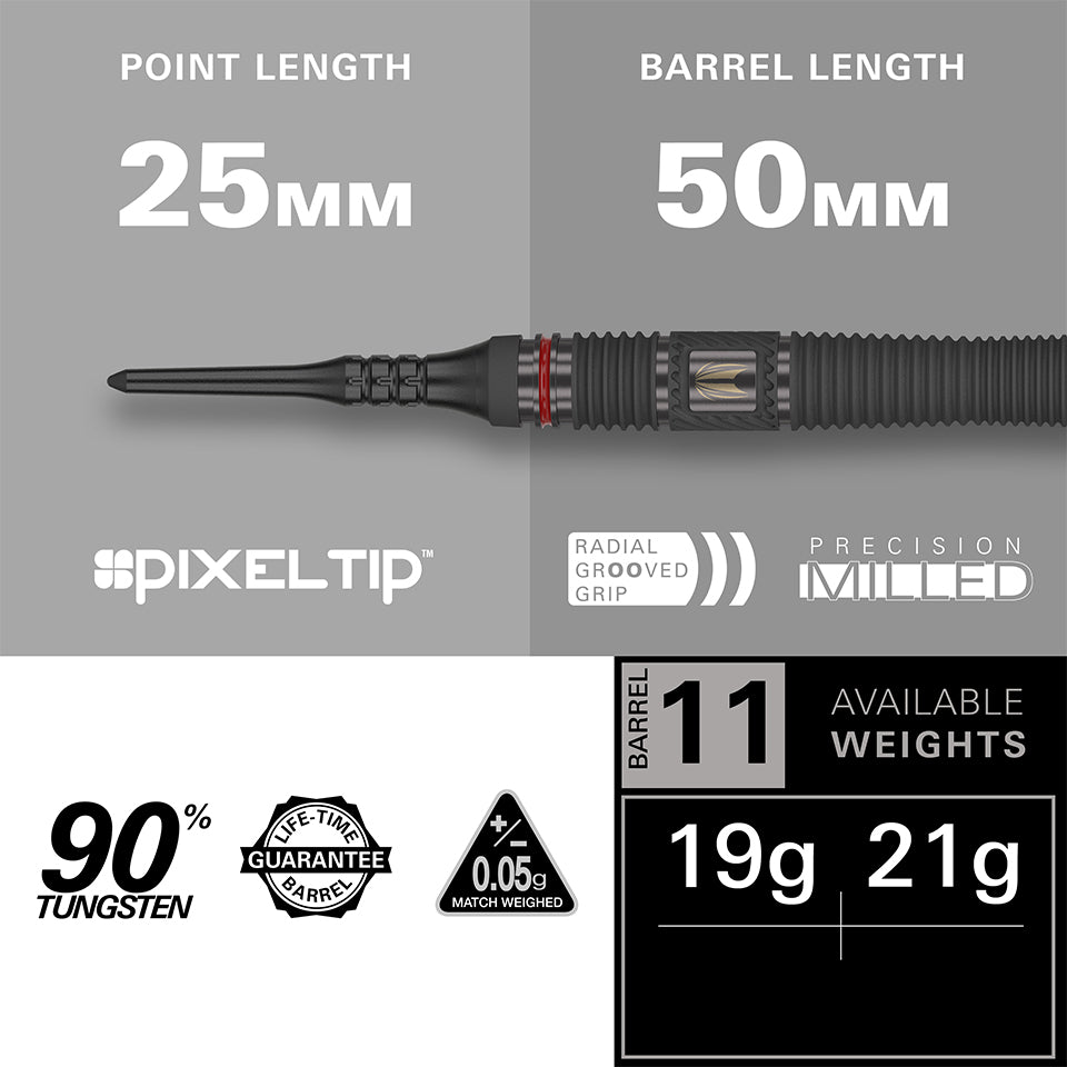 Target Scope 11 Soft Tip Darts - 21gm