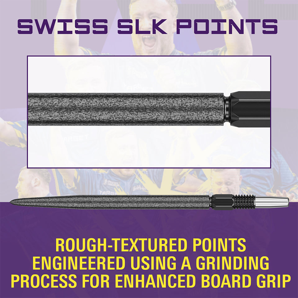 Target Swiss SLK Steel Points - Black 35mm