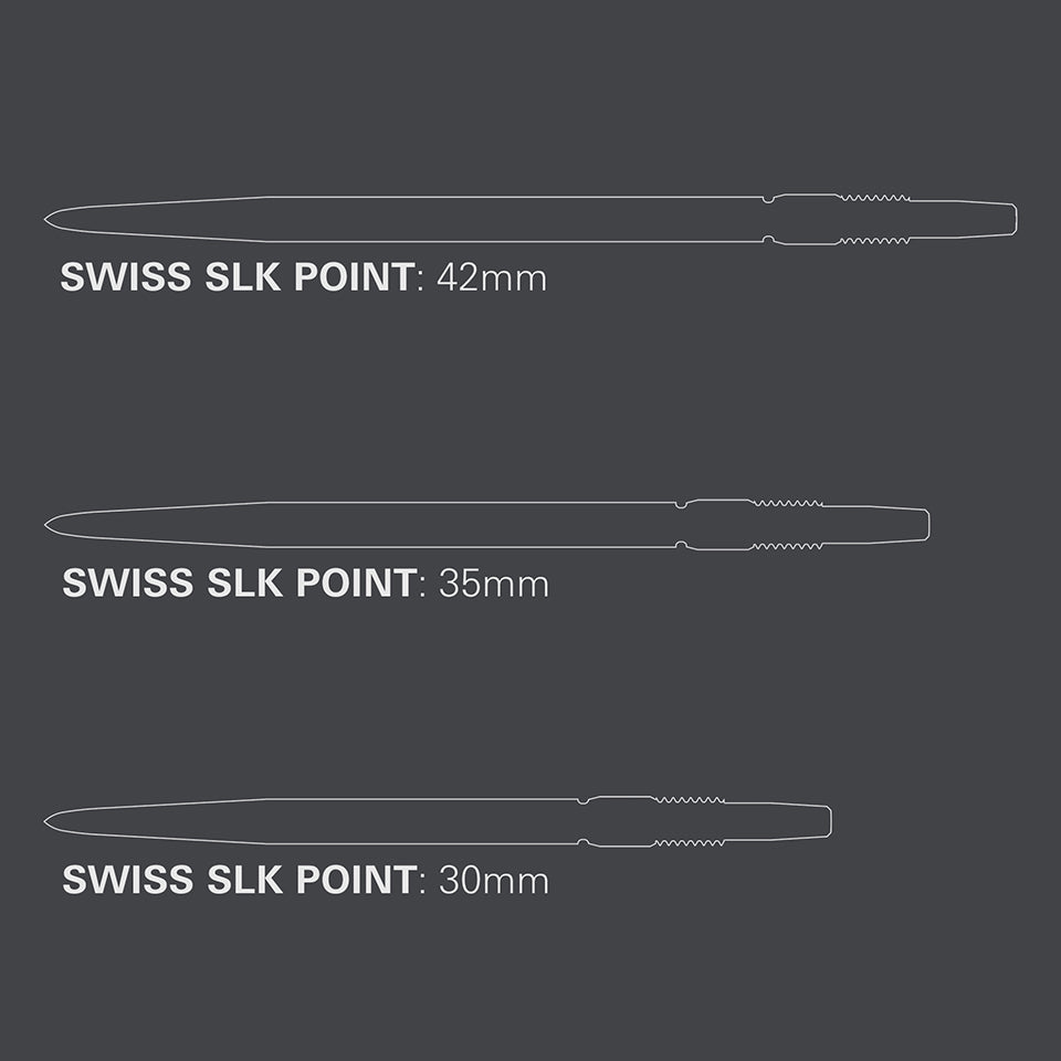 Target Swiss SLK Steel Points - Black 42mm