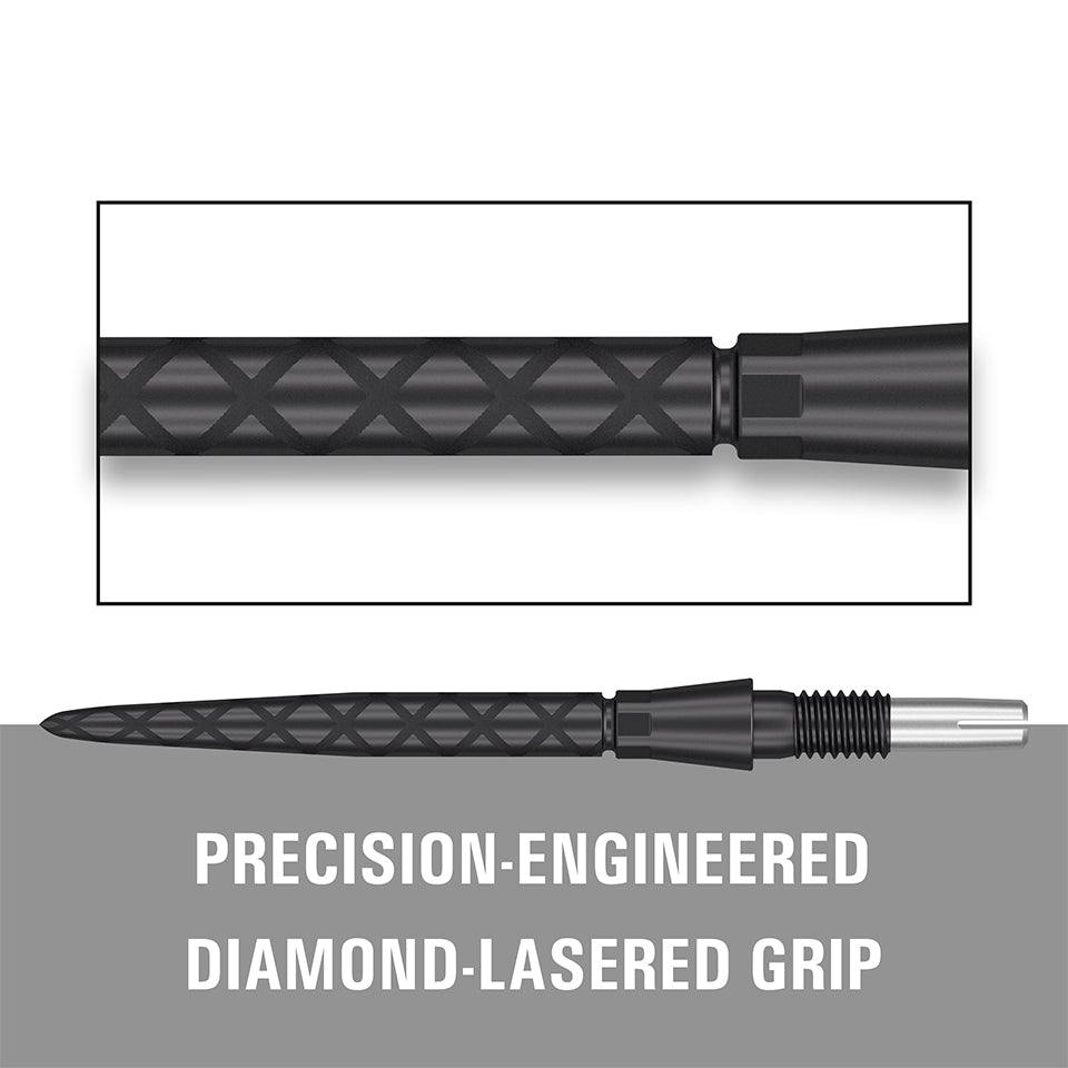 Target Swiss Storm Diamond Steel Points - Black 35mm