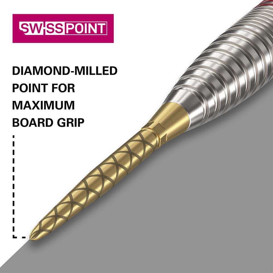 Target Swiss Storm Diamond Steel Points - Gold 35mm