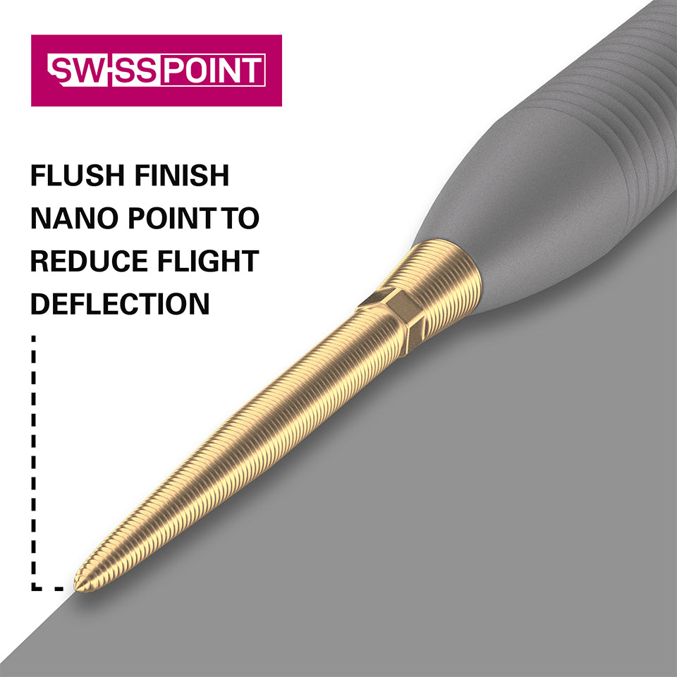 Target Swiss Storm Nano Steel Points - Gold 35mm