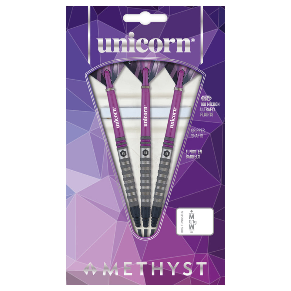 Unicorn Amethyst 4 Soft Tip Darts - 19gm