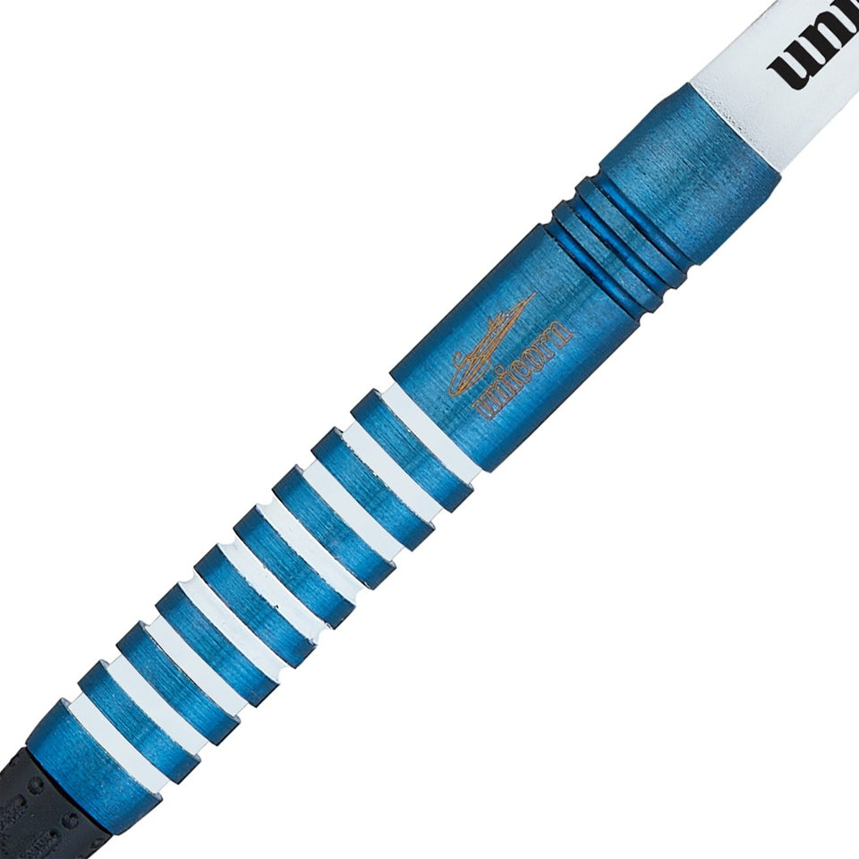 Unicorn Gary Anderson ダーツバレル 18g Unicorn Blue Silver Star Gary Anderson 2023 Soft Tip Darts - 17gm