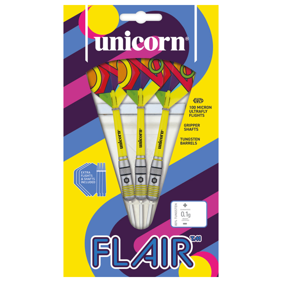 Unicorn Flair 1 Steel Tip Darts - 20gm