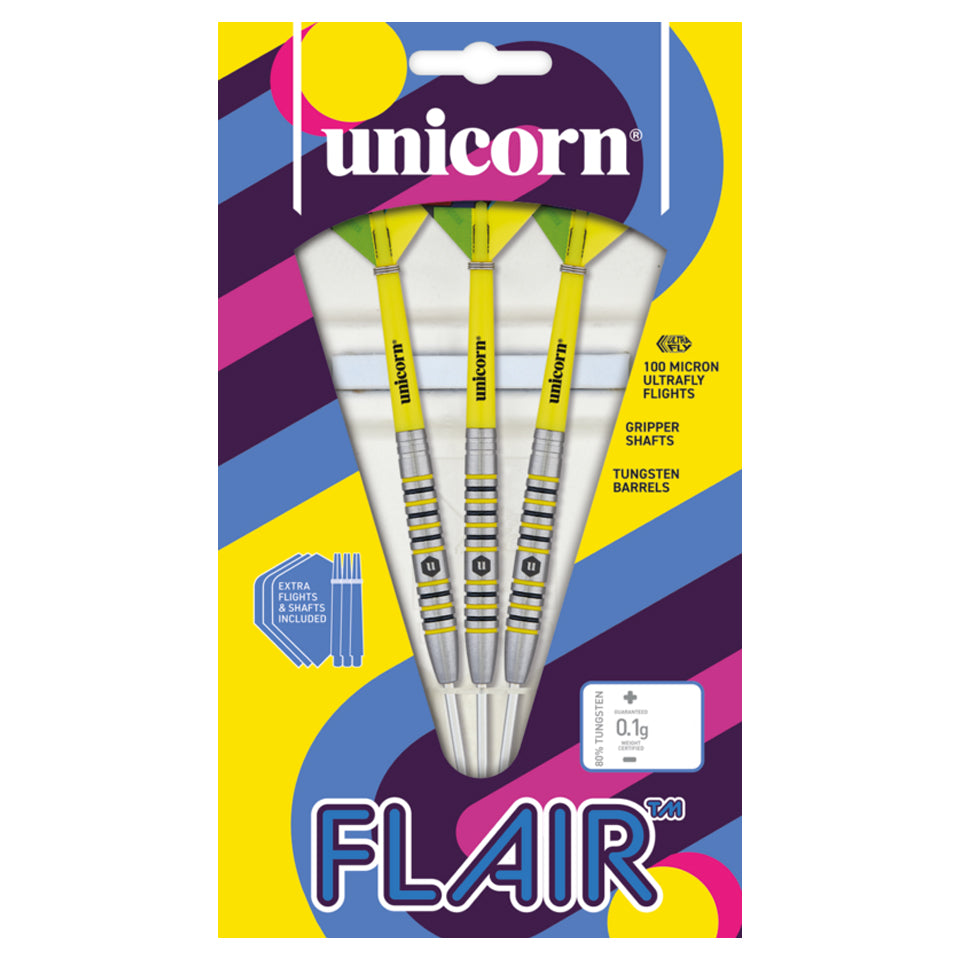 Unicorn Flair 4 Steel Tip Darts - 23gm