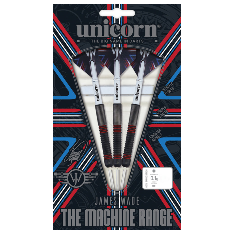 Unicorn James Wade The Machine Steel Tip Darts - 24gm