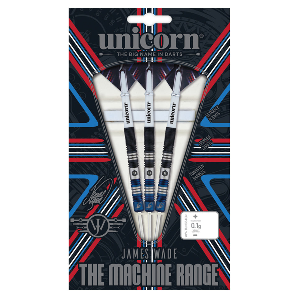 Unicorn James Wade The Machine Two Tone Steel Tip Darts - 23gm