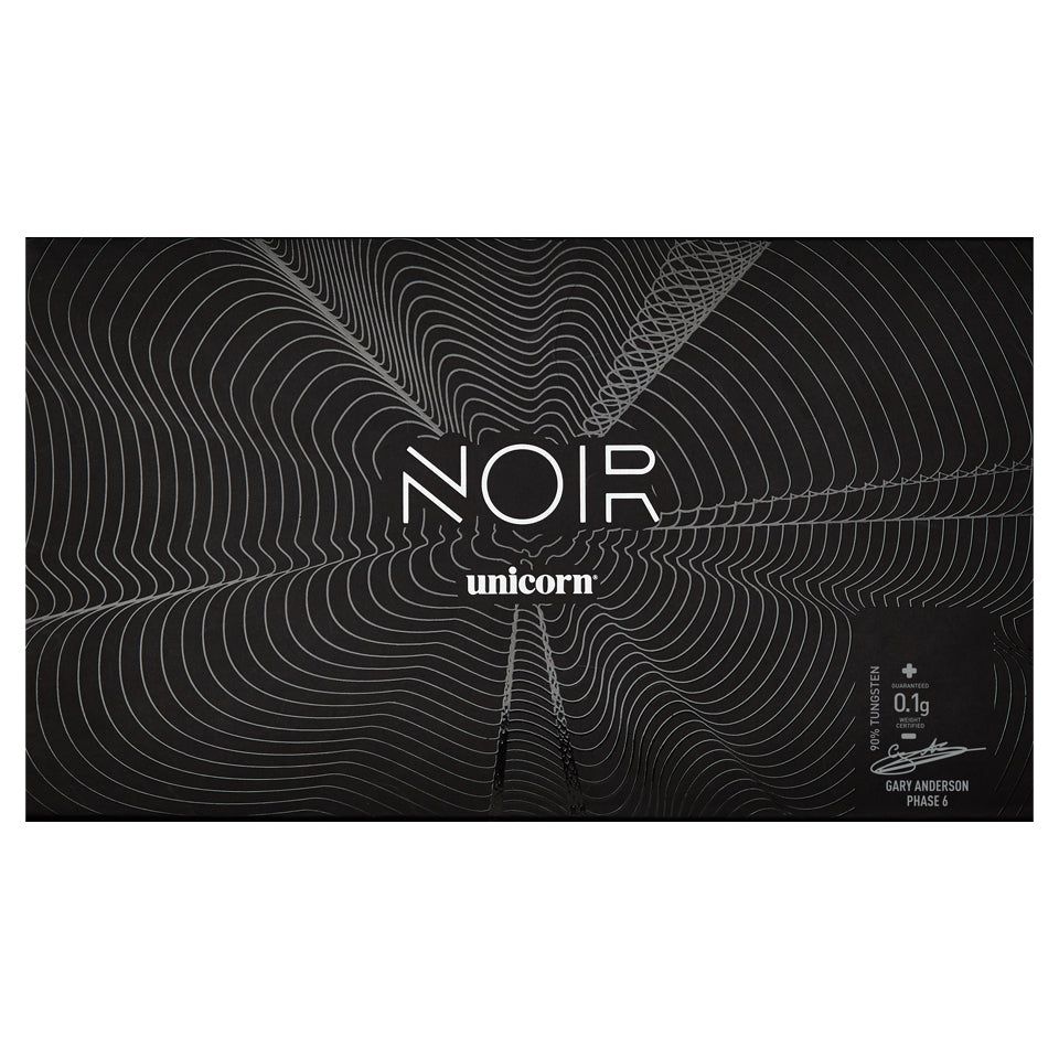 Unicorn Noir Gary Anderson Phase 6 Soft Tip Darts - 20gm