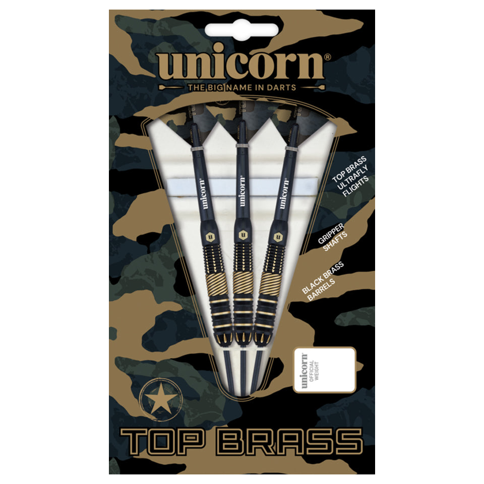 Unicorn Top Brass 2 Steel Tip Darts - 19gm