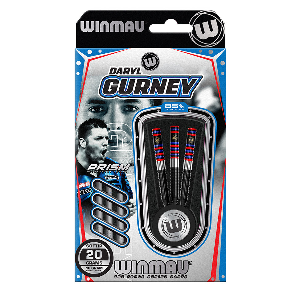Winmau Daryl Gurney Pro-Series Soft Tip Darts - 20gm