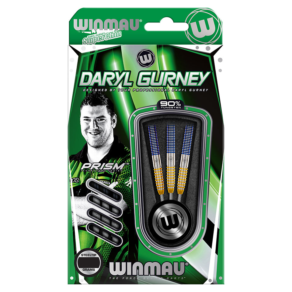 Winmau Daryl Gurney SC 1.0 Series Steel Tip Darts - 23gm