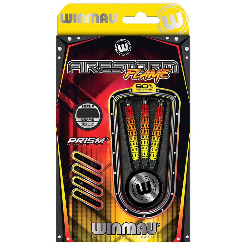 Winmau Firestorm Flame Tapered Soft Tip Darts - 20gm