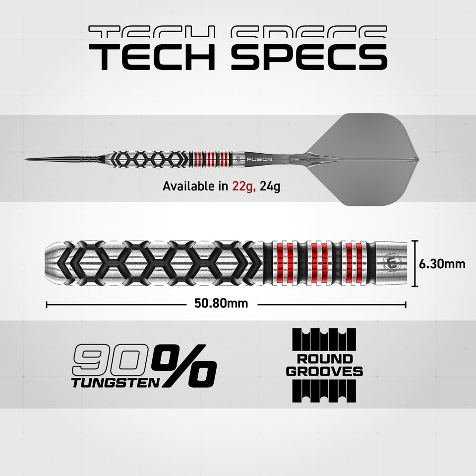 Winmau Frontier Collection Fornax Parallel Switch Point Steel Tip Darts - 22gm