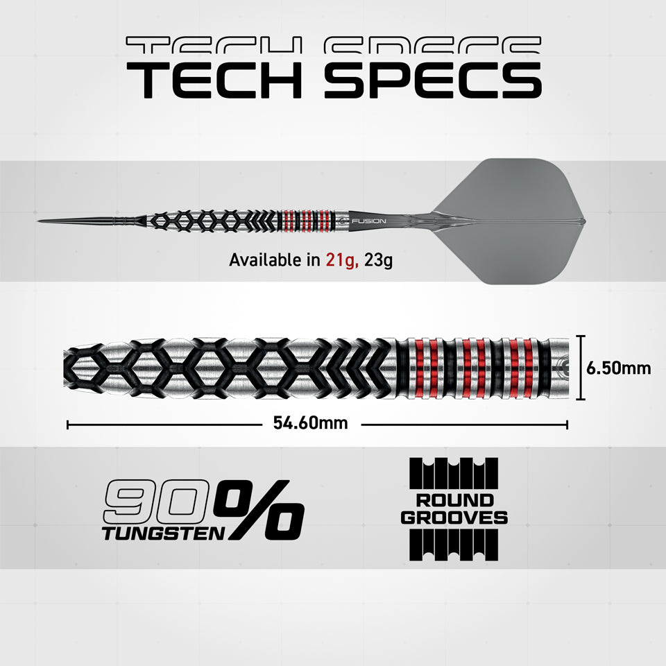Winmau Frontier Collection Fornax Tapered Switch Point Steel Tip Darts - 21gm