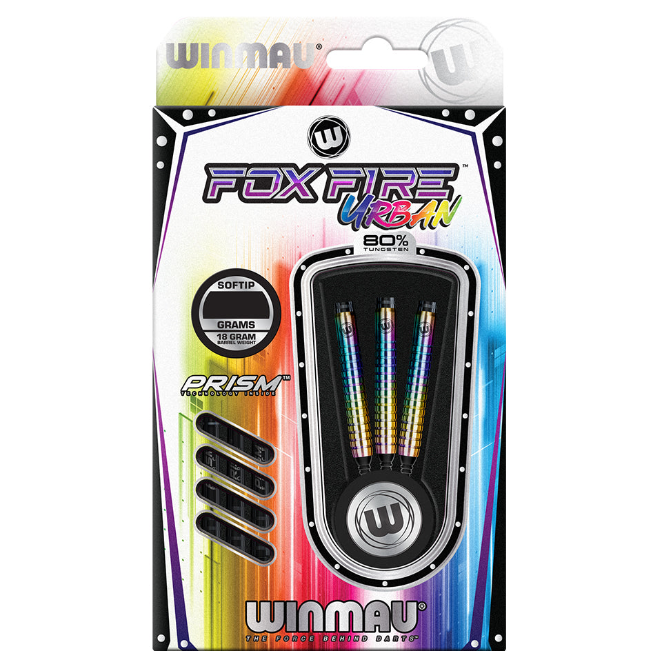 Winmau Foxfire Urban Soft Tip Darts - 20gm