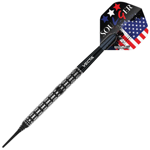 WINMAU LEONARD GATES ダーツセット 20g Winmau Leonard Gates Soft Tip Darts - 20gm