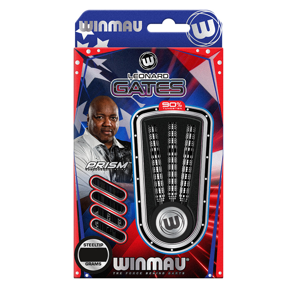 Winmau Leonard Gates Steel Tip Darts - 22gm