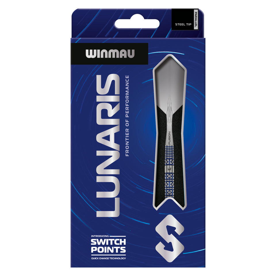 Winmau Frontier Collection Lunaris Parallel Switch Point Steel Tip Darts - 25gm