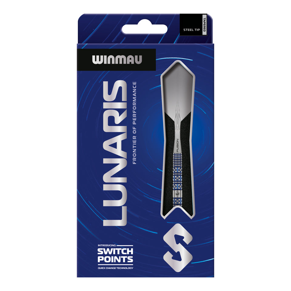 Winmau Frontier Collection Lunaris Tapered Switch Point Steel Tip Darts - 24gm