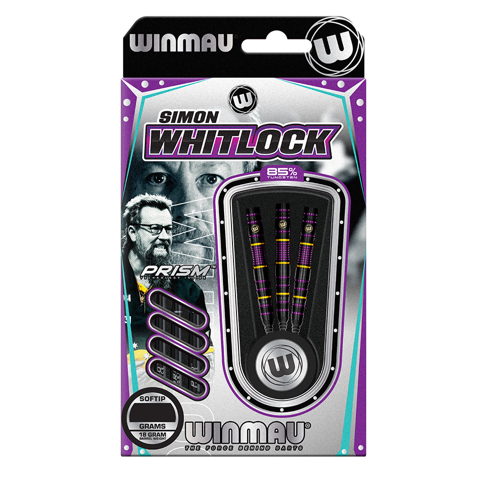 ダーツ Winmau 2022 Simon Whitlock 21g Winmau Simon Whitlock Pro-Series Soft Tip Darts - 20gm