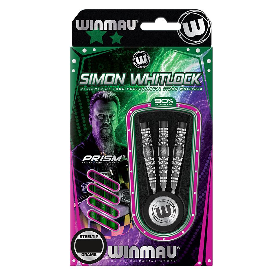 Winmau Simon Whitlock Atomised Steel Tip Darts - 22gm