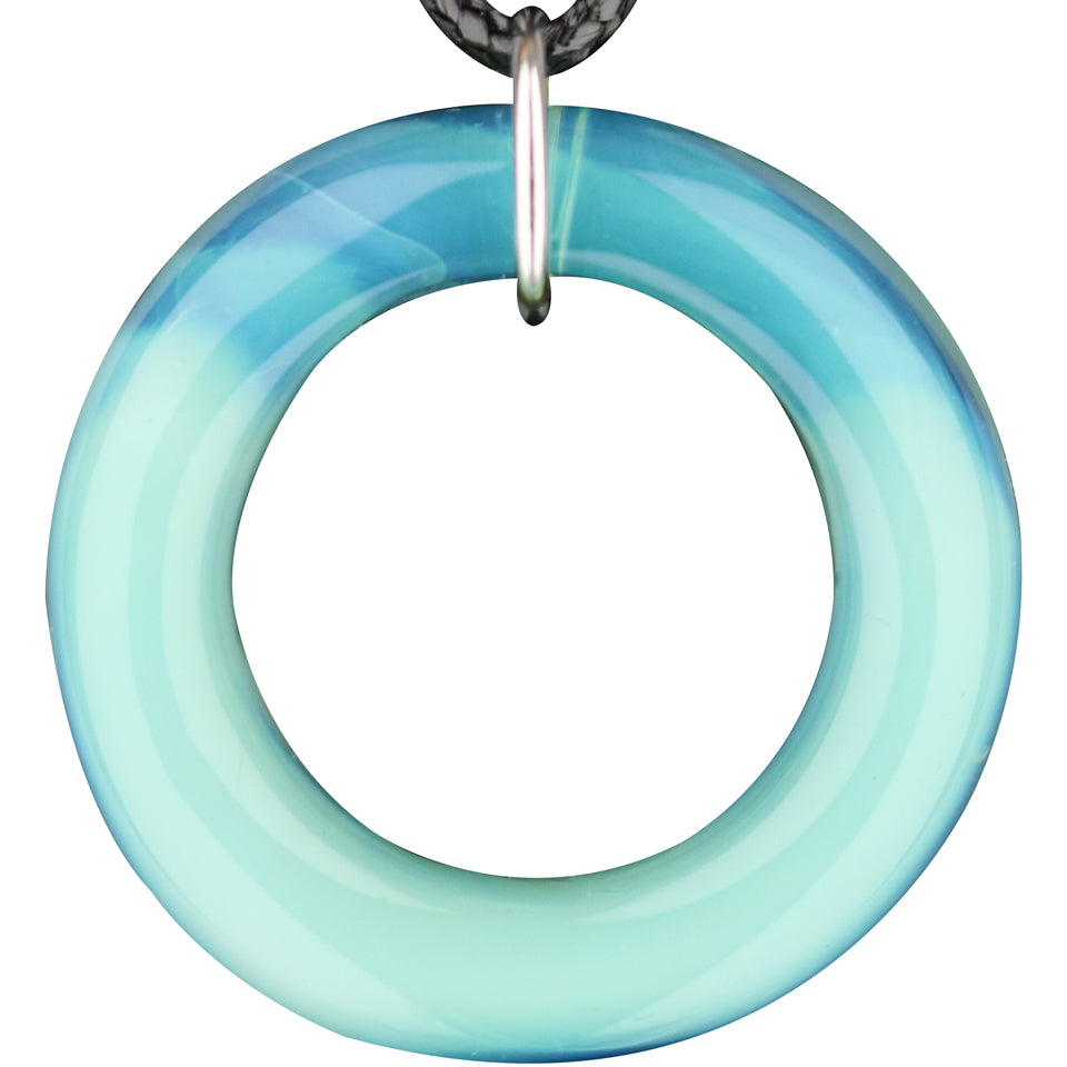 Lucky Blown Glass Dart Ring - Aquaria