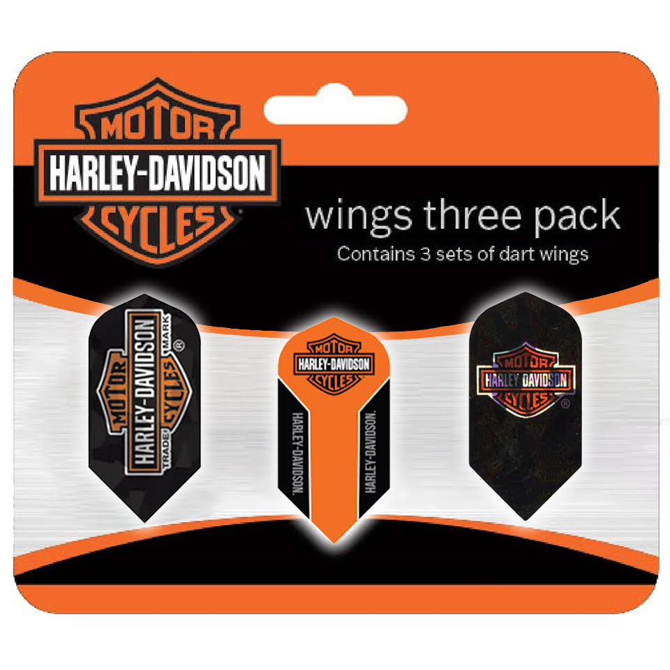 Harley-Davidson Wings Dart Flights - Slim (3 sets)
