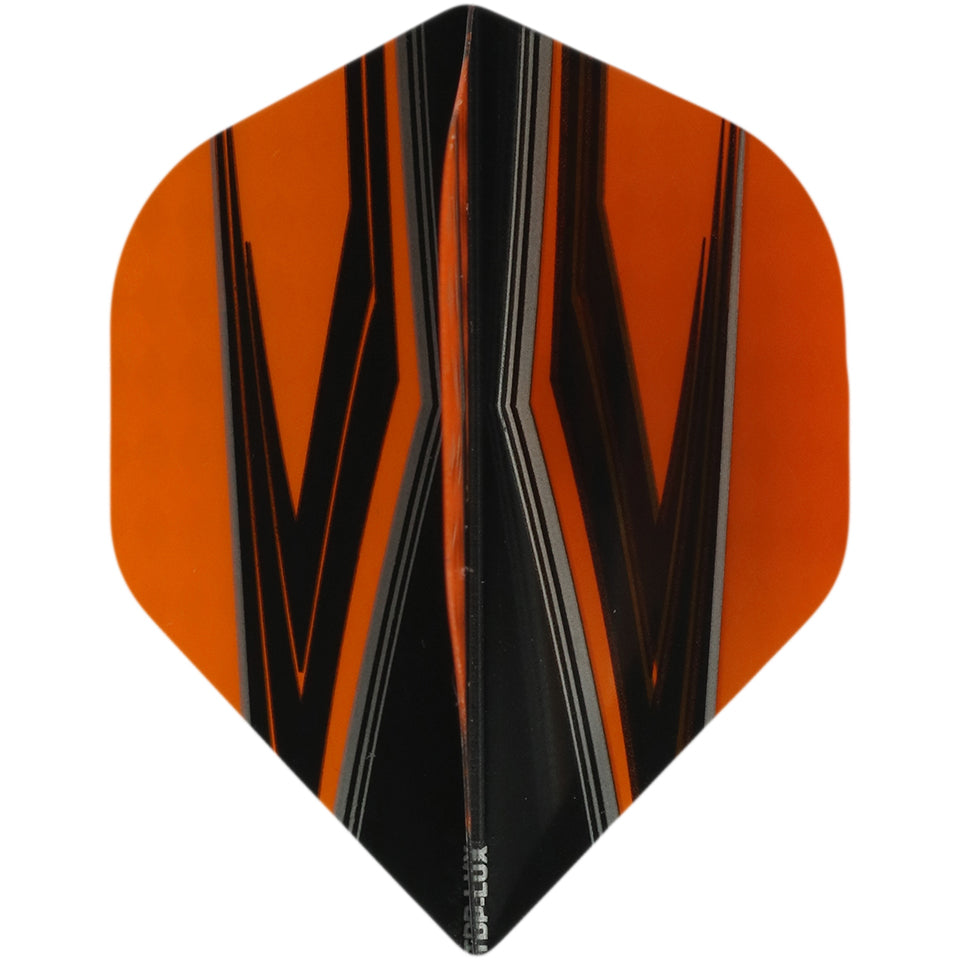Pentathlon Dart Flights - 100 Micron Standard Black And Orange