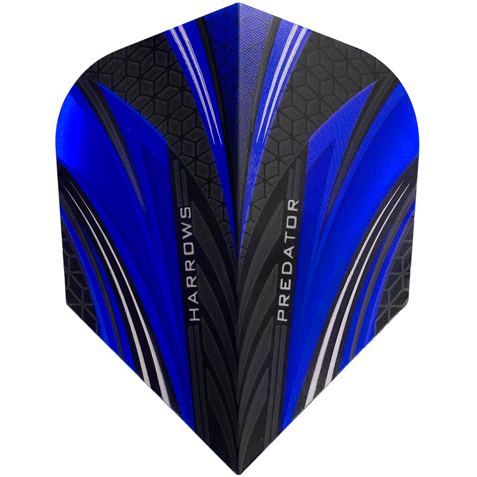 Predator Dart Flights - Shape Blue