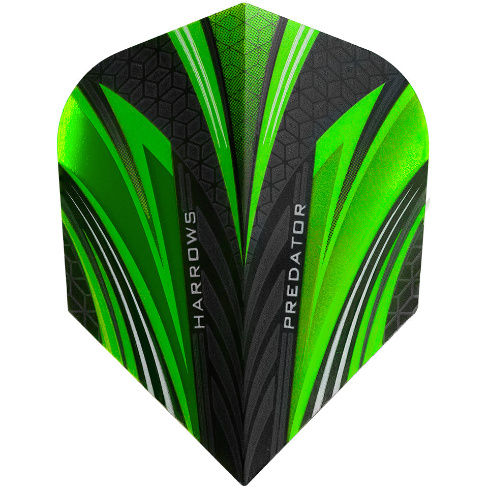 Predator Dart Flights - Shape Green