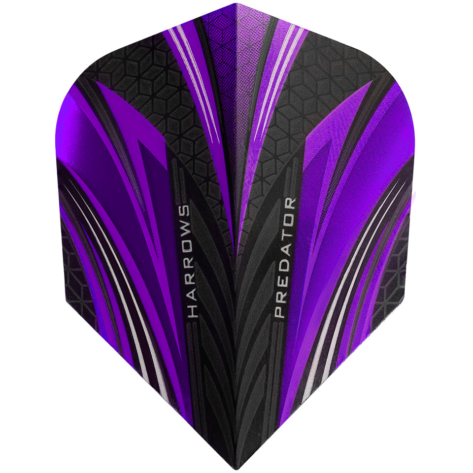 Predator Dart Flights - Shape Purple